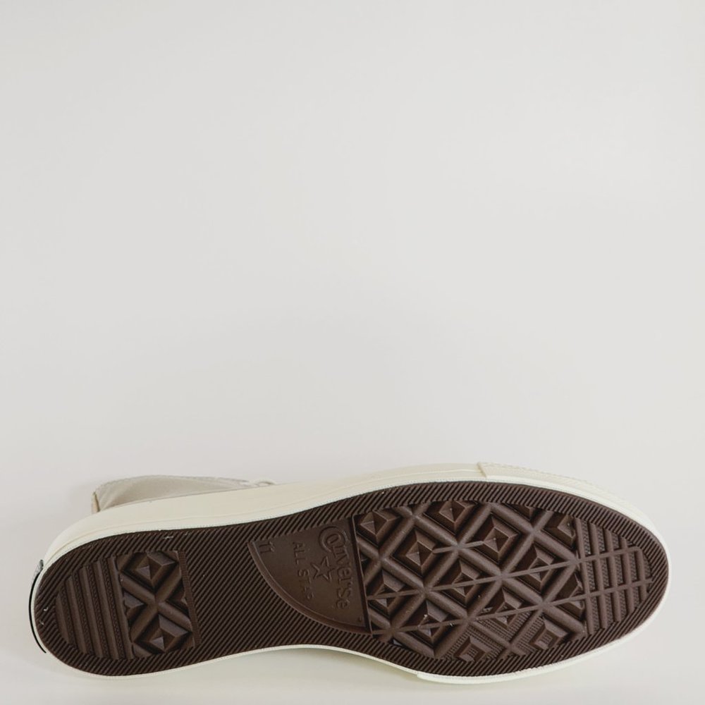 Converse Chuck 70 Hi Tri-Panel Oat Milk/Beach Stone Unisex Sneakers A05658C NWT - Picture 4 of 6